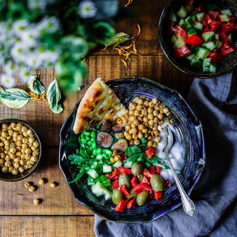 A nicely displayed food images