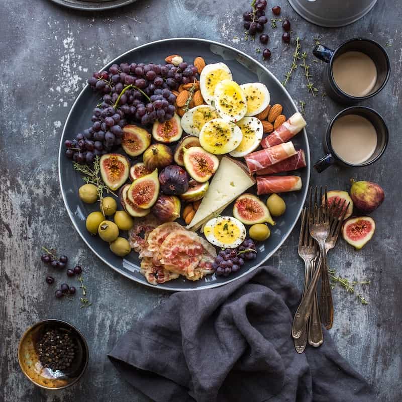 A nicely displayed food images