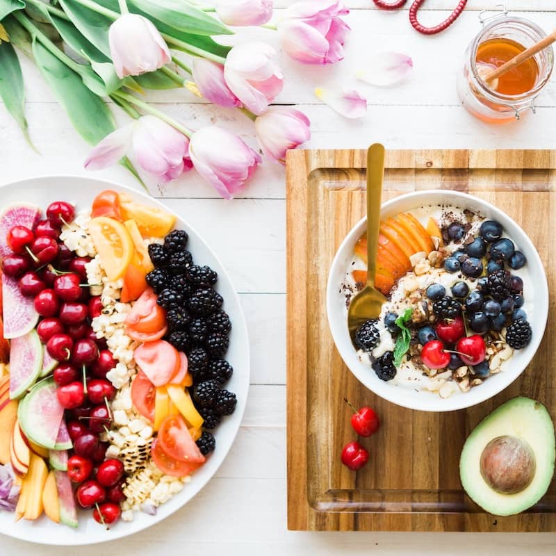 A nicely displayed food images